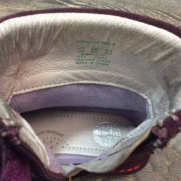 Stride Rite Boots Medallion Roslin Leather Suede - Picture 4 of 8